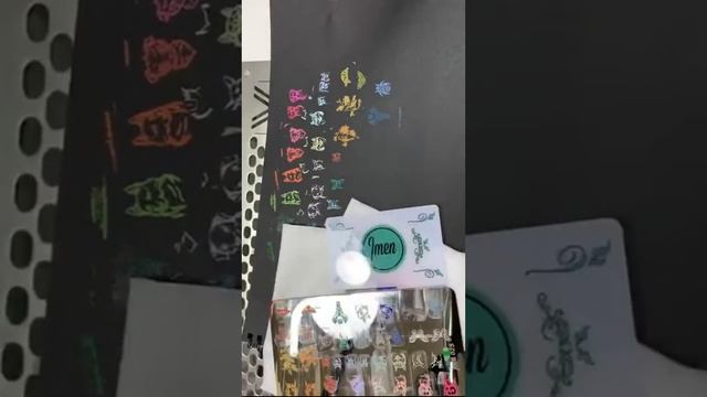 Imennails:Цветные лаки  для стемпинга