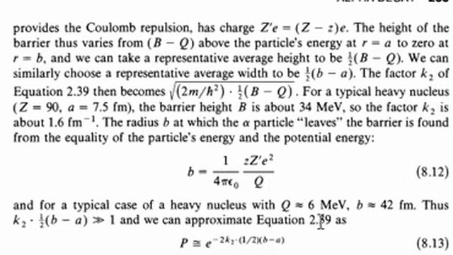8.4 Alpha decay. Theory смотреть онлайн