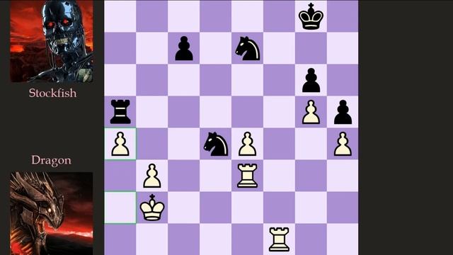 Dragon vs Stockfish | Chess Engine Best Match | Game 75 смотреть онлайн