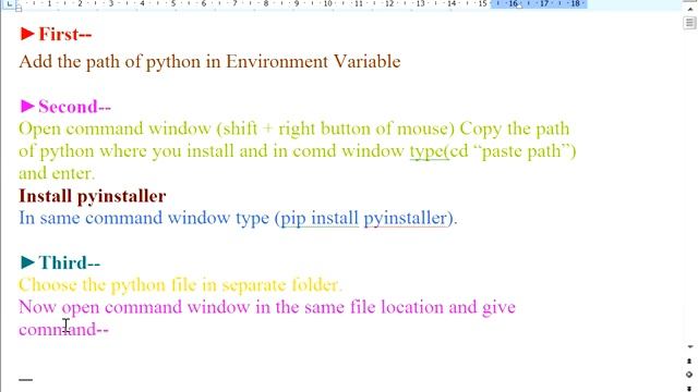 How To Create Python File To exe File смотреть онлайн