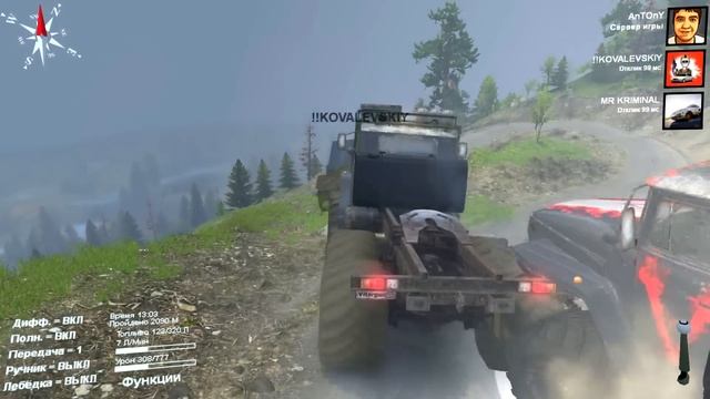ПОГОНЯ ЗА HUMMER H2 | УТОПИЛ УАЗ МЕНТА - SPINTIRES смотреть онлайн