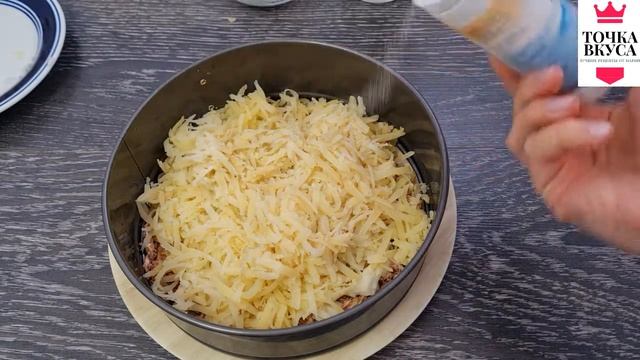 Простой рецепт салата. Мимоза или салат с сайрой. смотреть онлайн