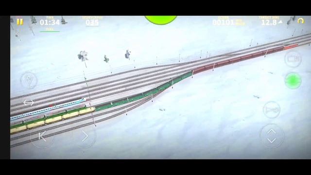 Electric train game hinterland new map, mission, and engine.snow scene with disel engine and tracks смотреть онлайн