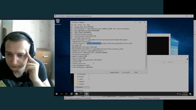 Однобайтная кодировка в Oracle 18c XE смотреть онлайн
