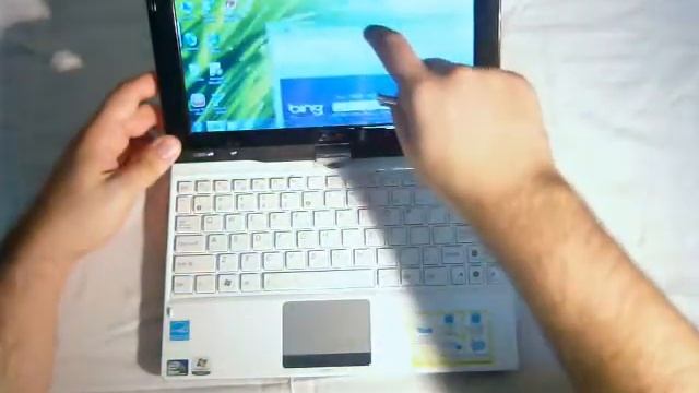 ASUS EEE PC T101 MT hands on and preview смотреть онлайн