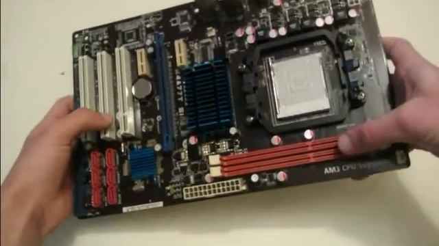 Материнская плата на сокете AM3 Asus M4A77T SI-ПОДРОБНЫЙ ОБЗОР! смотреть онлайн