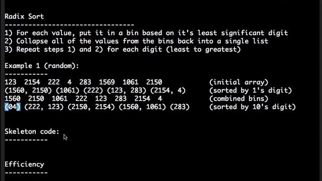 Sorting: Linear Sorts смотреть онлайн