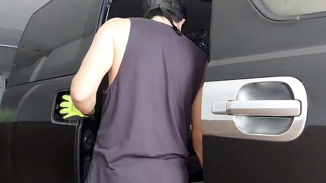 Replacing Broken Sliding Door Handle Grand Starex (Time Lapse) #doityourself #grandstarex #trending