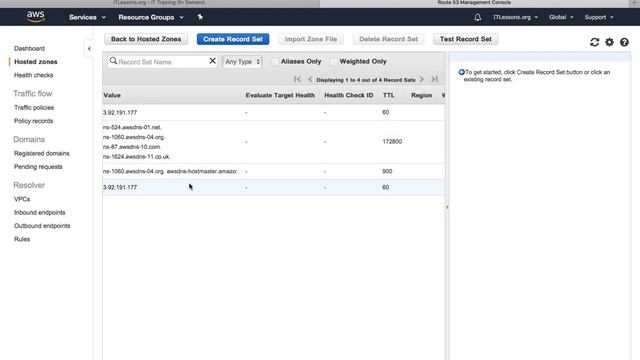 How to setup a subdomain in AWS Route 53 Service - www.itlessons.org смотреть онлайн