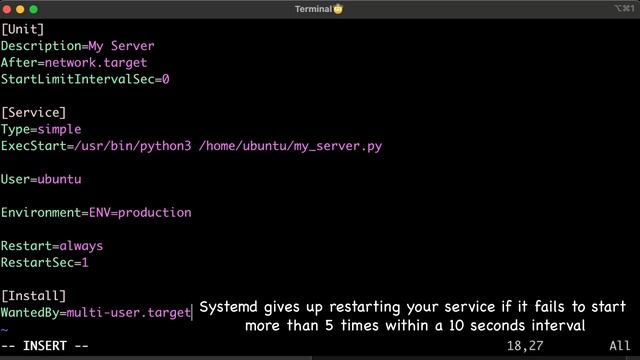 Creating a Linux service with systemd смотреть онлайн