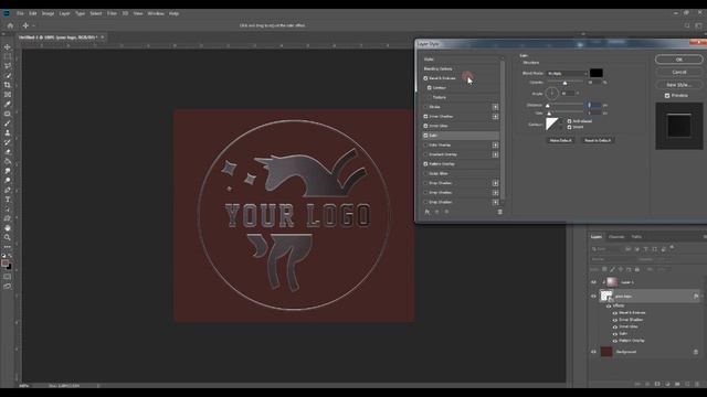 Metallic text and logo in photoshop|Металлический текст и логотип в photoshop смотреть онлайн