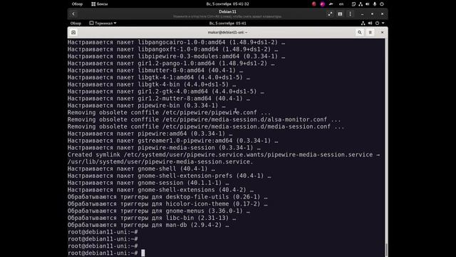 Debian 11 + Gnome 40 ( Устарело . См в описании ) смотреть онлайн