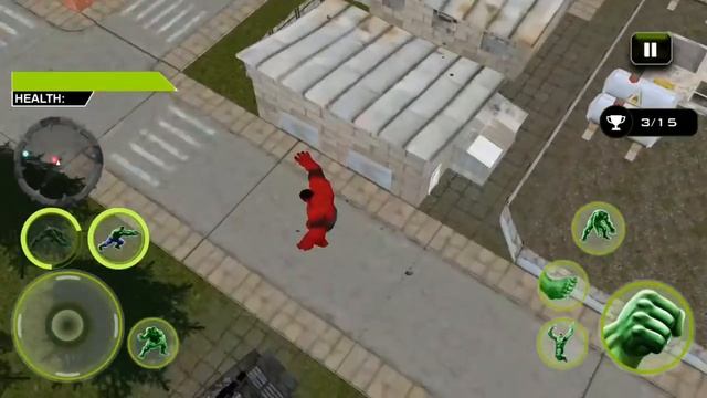 ► Super Grand Incredible Monster Angry Red Hulk Fight With Aliens - Guam Super Grand Fighter Hero смотреть онлайн