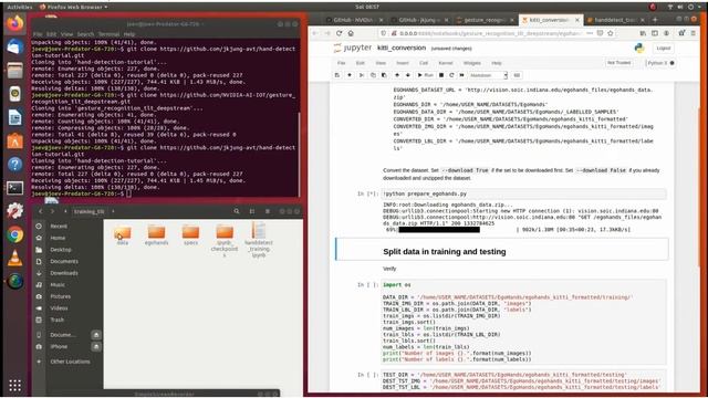 NVIDIA prepare EgoHands dataset for "Gesture-based Interactions with a Robot" NVIDIA webinar. смотреть онлайн