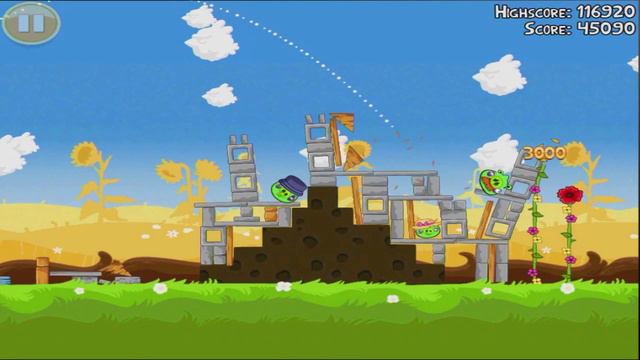 Angry Birds Seasons - Summer Pignic 1-10 - 3 Stars Walk Thru смотреть онлайн