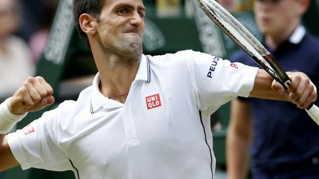 ДЖОКОВИЧ Slow Motion  Backhand