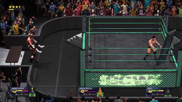 WWE 2K20 Edge VS Robert Roode,Dolph Ziggler Triple Threat Tables Elimination Match WWE 24/7 Title смотреть онлайн
