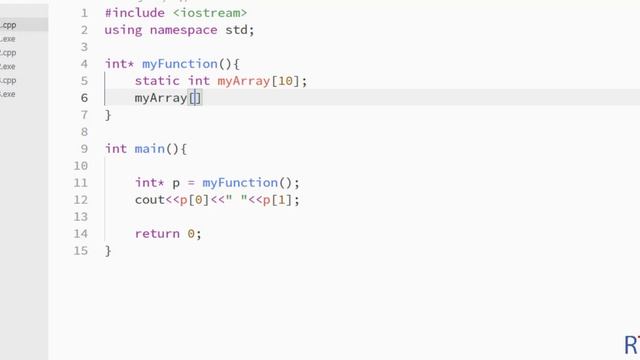 #51 Returning Array From Function in C++ | Dynamically Allocated Array | static Array смотреть онлайн