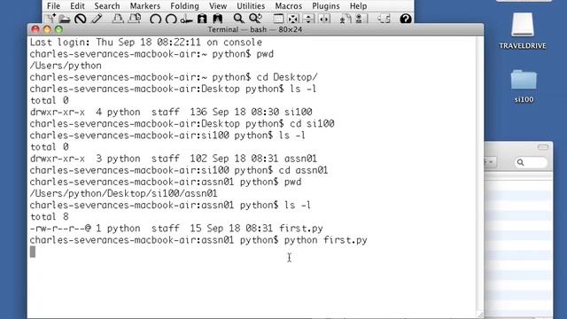 Developing a Python Program with JEdit on Macintosh OS/X смотреть онлайн