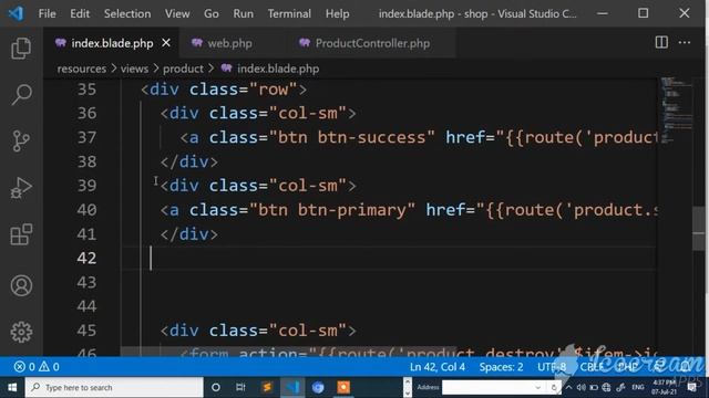Laravel 8 Tutorial | Laravel 8 From Scratch | Full Laravel 8 Course | Laravel For Beginners #021 смотреть онлайн