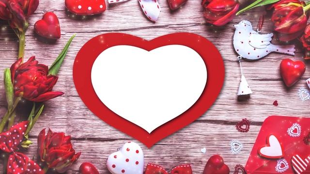Футаж з сердечками. Background Video free download HD смотреть онлайн