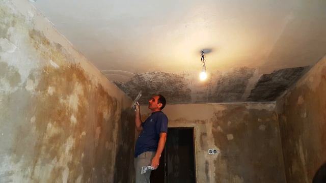 Как Правильно Шпаклевать Потолок, Армирование Потолка Сеткой, Штукатурка Потолка смотреть онлайн