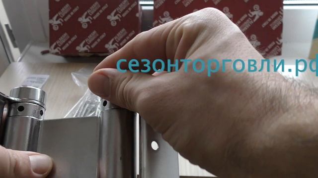 Aldeghi Luigi Италия 101AC150B2_P2 Хромированая сталь реверсивная петля с прокладками и болтами смотреть онлайн