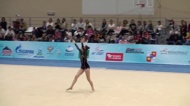 Поборуева Кристина, мяч. ЧР, Сочи, 14.04.16 смотреть онлайн