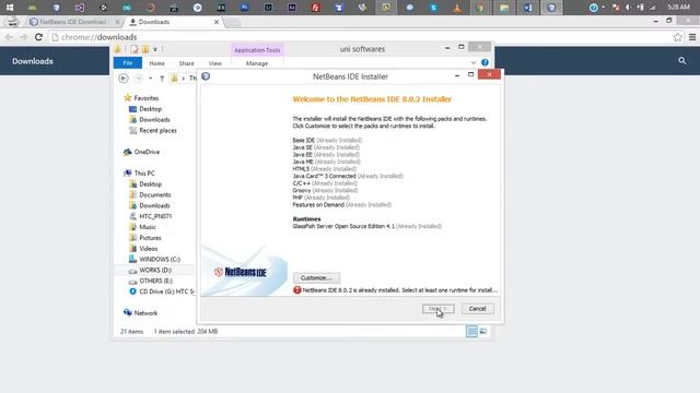 How To Install Netbeans And Simple Java Program - Java смотреть онлайн