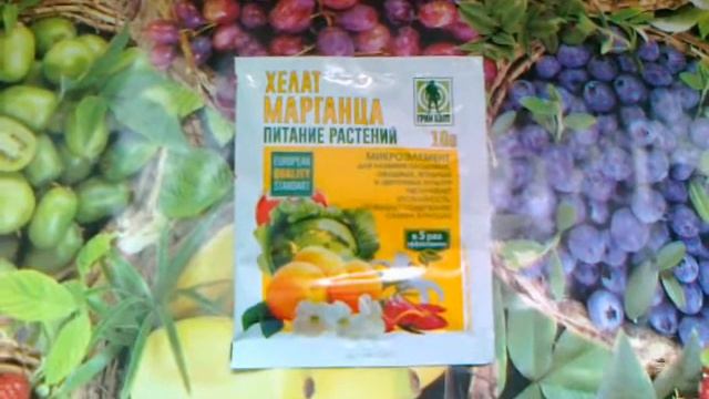 Хелат марганца. Если почва карбонатная.