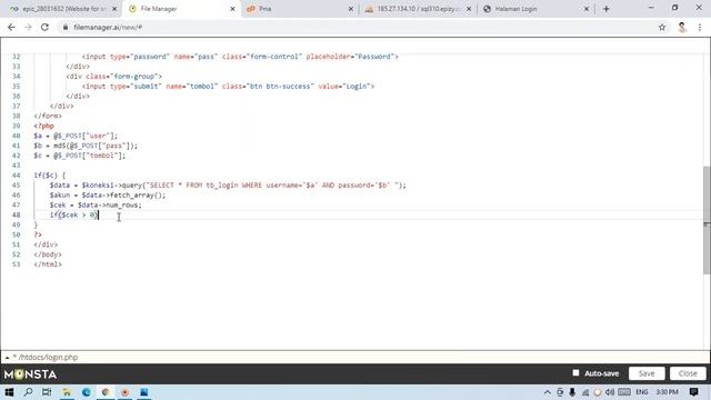 #6 Membuat Login Multi User dengan PHP MYSQLi смотреть онлайн