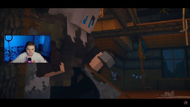 ДЕВУШКА В ОПАСНОСТИ | КРЕСТОНОСЕЦ - майнкрафт сериал (Moris & Never) - Реакция смотреть онлайн