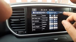 Вход в инженерное меню ШГУ  kia sportage 4. 2020г.