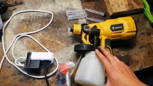 Обзор и доработка электрокраскопульта с Алиэкспресс DEKO. Переноска с регулятором напряжения.