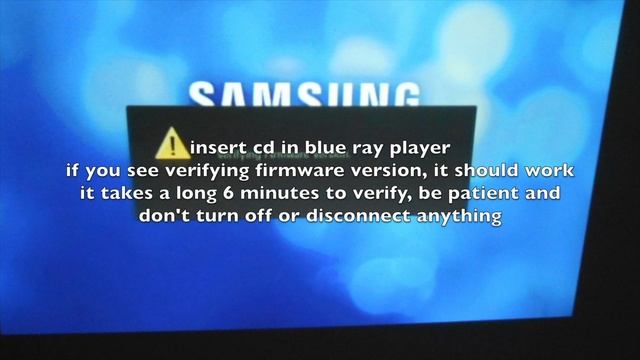 updating samsung BD P1400 blue ray dvd firmware v2.6 смотреть онлайн