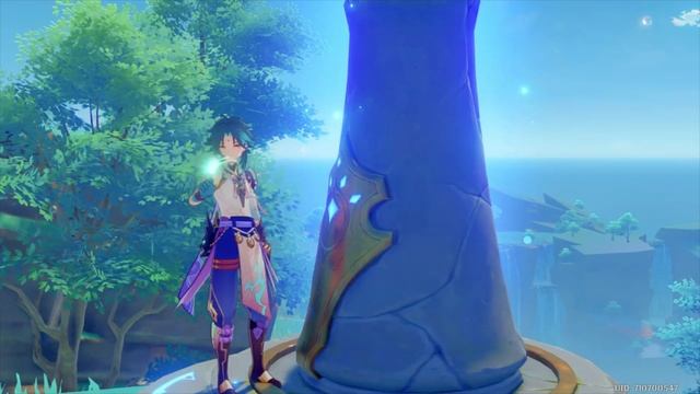 Анимация Сяо у Архонта смотреть онлайн