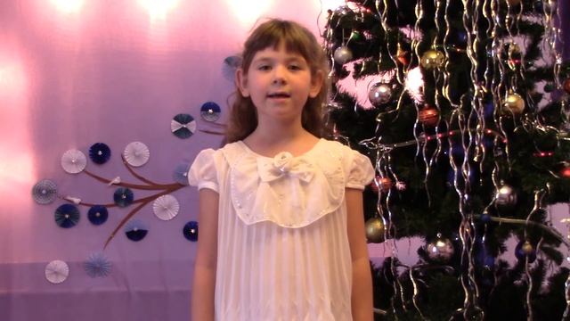 Кидюк Таня. Стихотворение на Рождественский праздник. 6 лет. 2021 г. смотреть онлайн