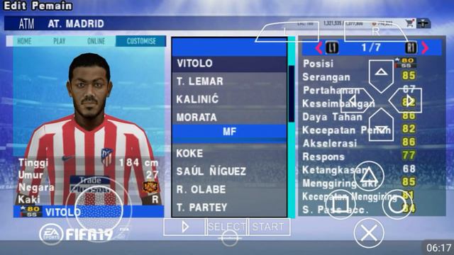(PPSSPP) FIFA 19 ANDROID OFFLİNE Camera PS4 Android Offline 600MB Best Graphics смотреть онлайн