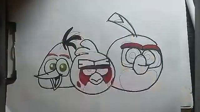 ANGRY BIRDS 10 DRAWING CHALLENGE DAY 20: RED, CHUCK, AND BOMB смотреть онлайн