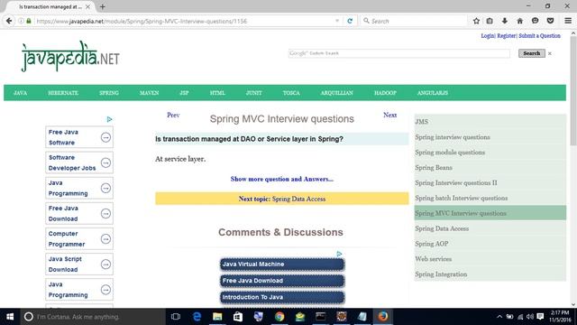 Is transaction managed at DAO or Service layer in Spring?
| javapedia.net смотреть онлайн