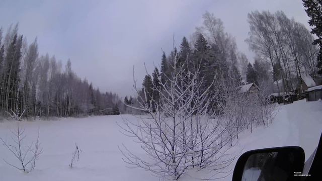 Зима. Дорога на дачу часть 5