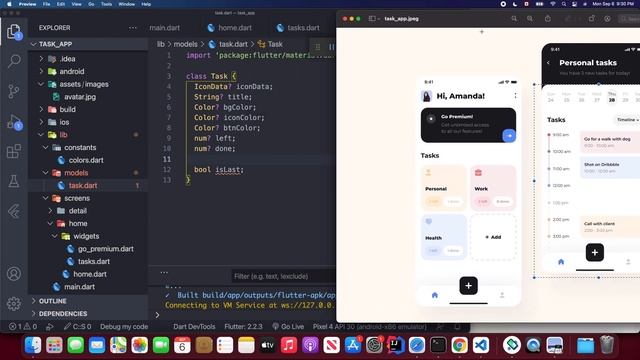 Flutter UI Task Management App Tutorial | App from Scratch Part 1 смотреть онлайн