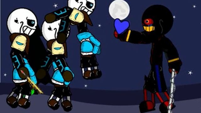 Ink против Error'а в рисуем мультфильмы смотреть онлайн