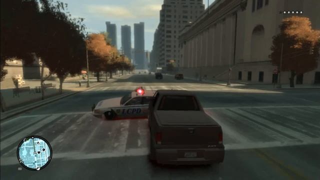 GTA 4 5 star chase смотреть онлайн
