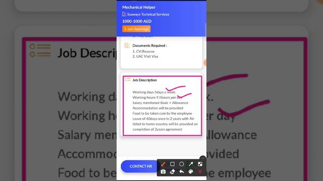 JOB IN UAE/ Role: Mechanical Helper/Company: Seaways Technical Services/Salary: AED 1000 - 1000 смотреть онлайн