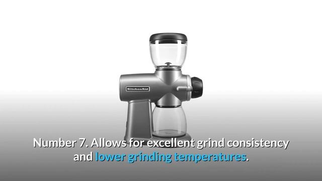 KitchenAid KCG0702CS Burr Coffee Grinder, Contour Silver Review смотреть онлайн