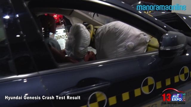 Hyundai Genesis Crash Test Result | Auto Expo 2016 | Manorama Online смотреть онлайн