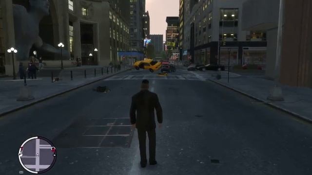 Playing GTA IV with the TelFo mod смотреть онлайн