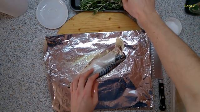 Как приготовить Скумбрию в Фольге. Видео рецепт. смотреть онлайн