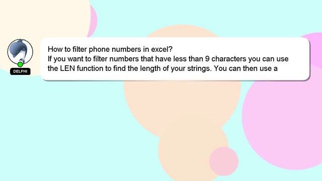 How to filter phone numbers in excel? смотреть онлайн